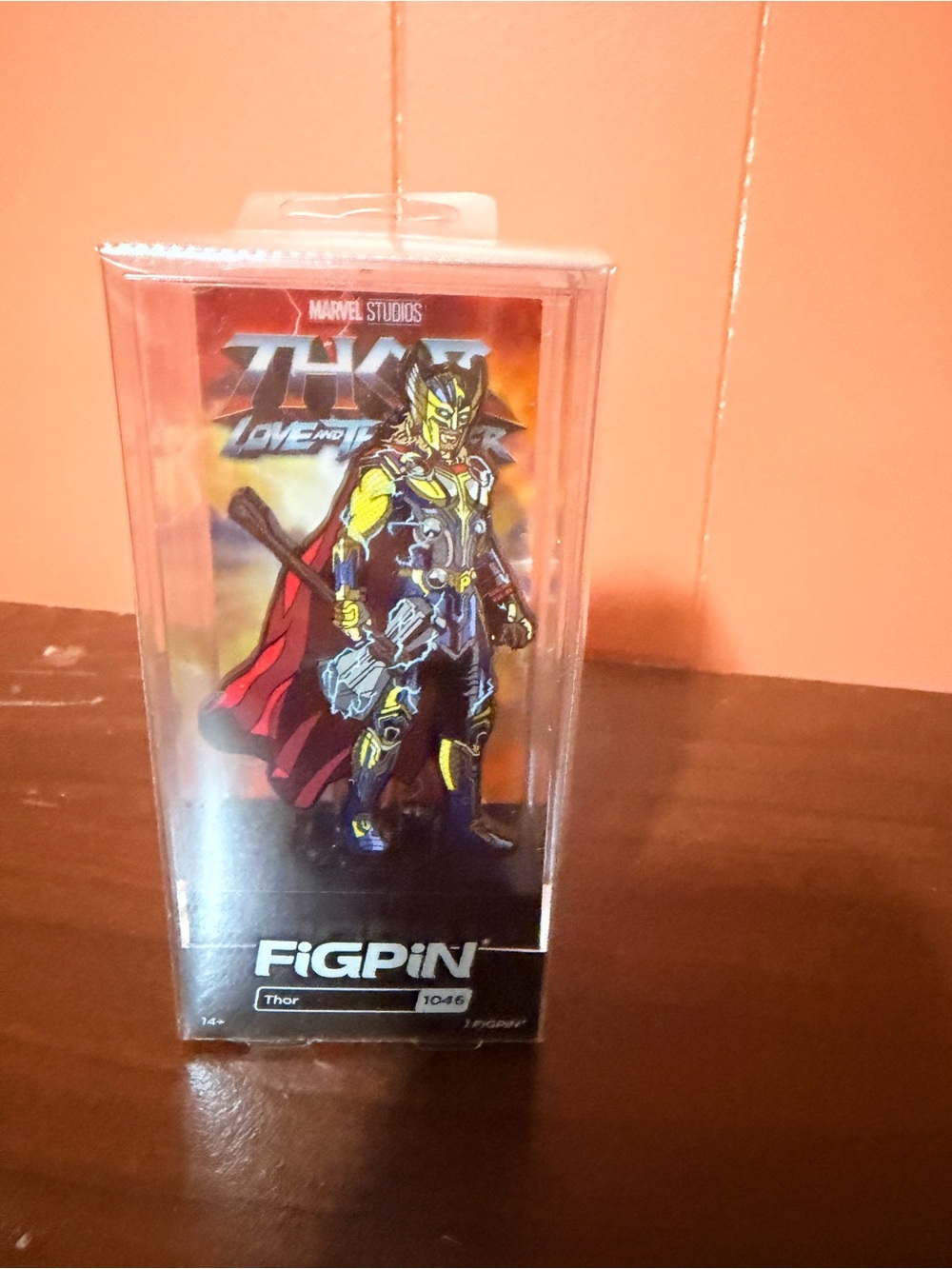 Thor Enamel Pin - Yellow and Red
